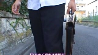 Yuka Haneda Hot Asian chick sucks cock in the bathroom 2