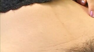 Pretty Japanese model fondles her wet pussy 3