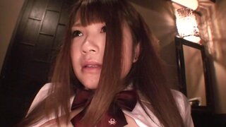 Teen Babe Riona Minami´s Hairy Pussy Gets A Creampie 7