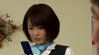 Sweet and horny chick Yuuki Natsune gets cum on her round butt 4
