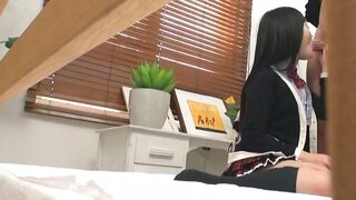 Miina Kotaki lovely Asian babe fucks in sexy costume