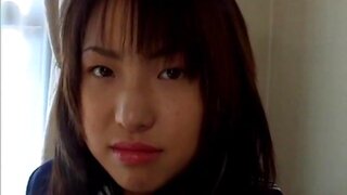 Kaori cum on tit in school uniform