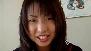 Kaori cum on tit in school uniform