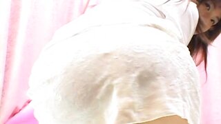 Teen Japanese Babe Masturbates And Burns From Hot Wax 3