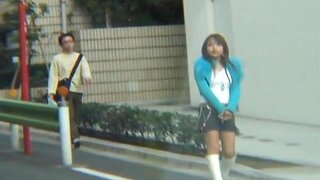 Miyo Kasuge Naughty Asian babe Sucks Cock In A Car