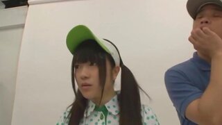 Green Golf Outfit Gets This Cute Teen A Lucky Fucking 2