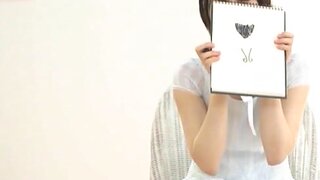 Erina Nagasawa gently removing her clothes
