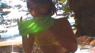 Miku Tanaka Sexy Asian doll gets a pounding on the beach 4