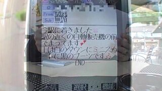 Teen in a school uniform Yumi Hoshino strips and gets fucked