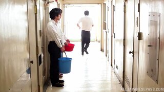 Two Students Get Sucked And Fucked By Teacher Sae Aihara 4