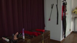 Hot Japanese babes pleasing each other with lesbian play