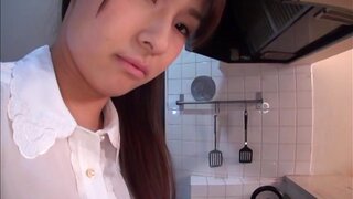 Petite Japanese teen with tiny tits Ichika Kanhata fucked by a crazy dude 6