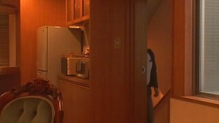 Sexy JP housewife Akiho Yoshizawa washes her hubby and jerks him off 3