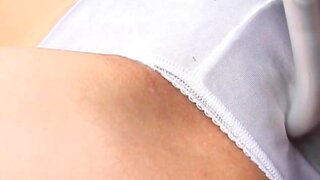Sayaka Hagiwara shaved pussy pounded