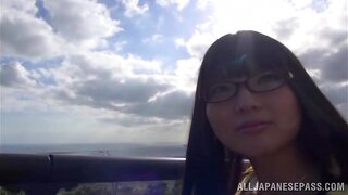 Busty Ichigo Tominaga enjoys a good solo fingering 5