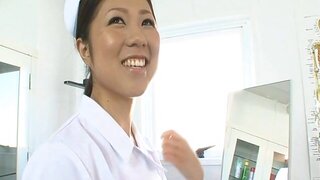 Mai Aida Hot Japanese nurse enjoys lots of cock sucking 2