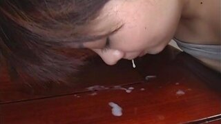 Sakura Kawamine Juicy Asian babe fucked on a table 6