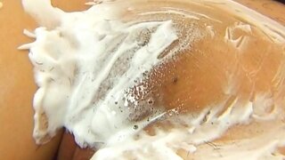 Himena Ebihara lovely Asian babe shaves her sweet pussy 4