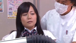Juicy Japanese AV model is screwed by a horny dentist 2