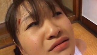 Risa Hano Naughty schoolgirl sucks cock