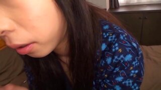 Teen Yumiko Oku receives tasty dick to play with 2