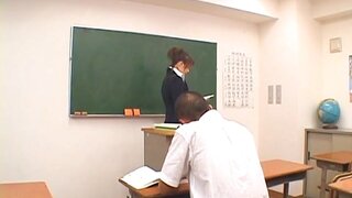 Nami Kimura Naughty Asian teacher sucks cock 2