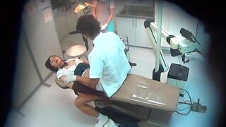Juicy Japanese AV model is screwed by a horny dentist 3