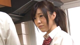 Skinny female student gets her hairy pussy banged properly 5