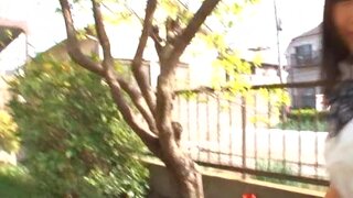 Three pretty Tokyo schoolgirls share a dick and enjoy titfuck