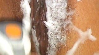 Rin Satomi Beautiful Asian doll shaves her pussy and shows it off 3