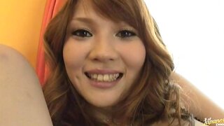 Erika Kurisu Busty Japanese chick sucks her boyfriend´s big cock 2