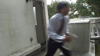 Kana Shimada Japanese model sucks dick outside 3