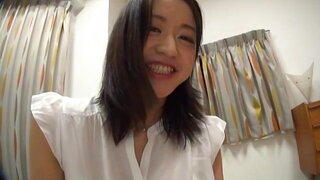 Kaede Niiyama lovely Asian doll gets her pussy fingered 2