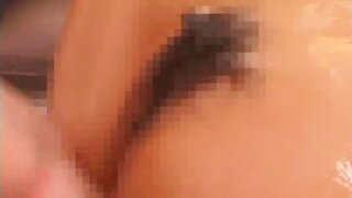 Horny young Japanese AV Model with pigtails sucks two dicks 3