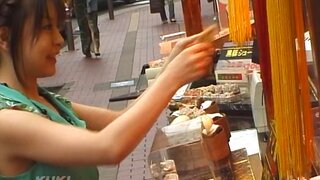 Amateur Japanese AV Model sucks dick and then fucks in POV 4