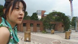 Amateur Japanese AV Model sucks dick and then fucks in POV 4