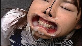 Kinky Asian Bondage – Young 18+ Submissive Covered in Cum