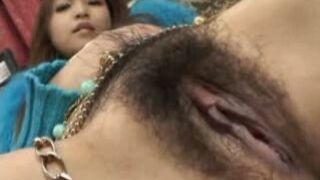 Miyo Kasuge Shows Off Her Delicious Hairy Pussy